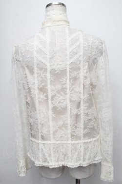 画像2: INGEBORG / 総レースシャツジャケット  オフ S-25-01-11-013-LO-JA-ET-ZT215