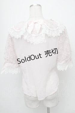 画像2: BABY,THE STARS SHINE BRIGHT / はるちゃんの願いを紡ぐFlower embroideryブラウス  ピンク S-25-01-11-016-BA-BL-AS-ZS