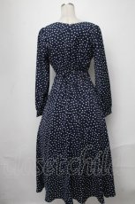 画像2: 【SALE】tocco / ハートドットワンピース  紺 S-25-01-11-038-LO-OP-AS-ZT153 (2)