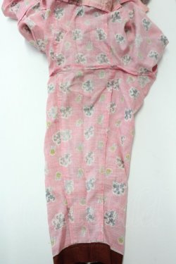 画像5: Jane Marple Dans Le Salon / Scottish lionグランマドレス  ピンク S-25-01-11-043-JM-OP-AS-ZT153