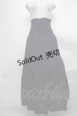 画像1: axes femme / 2wayコットンスカート  紺 S-25-01-15-086-AX-SK-AS-ZT398