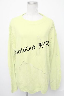 画像1: GOTHPUNK / トップス  イエローグリーン S-25-01-17-049-GO-TO-AS-ZS
