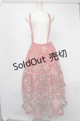 PINK HOUSE / チェリーパッチワークスカート  赤 S-25-01-19-073-LO-SK-AS-ZS
