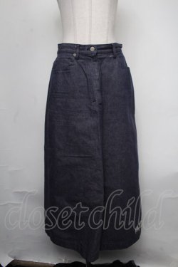 画像1: PINK HOUSE / ロングデニムスカート  ブルー S-25-01-19-076-LO-PA-AS-ZT067