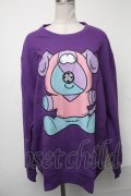 NieR Clothing / ONEくんスウェット  紫 S-25-01-19-020-PU-TO-AS-ZT307