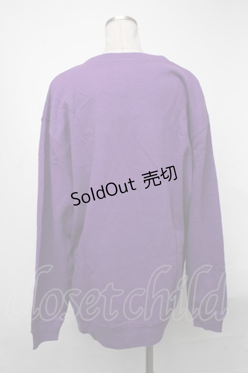 画像2: 【SALE】NieR CLOTHING / ONEくんスウェット  紫 S-25-01-19-020-PU-TO-AS-ZT307 (2)
