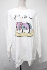 NieR Clothing / おしゅしスウェット  白 S-25-01-19-044-PU-TO-AS-ZY