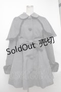 Jamie エーエヌケー / おリボンケープドーリーコート  グレー S-25-01-22-054-LO-CO-AS-ZT-C024