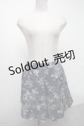 axes femme / 花柄キュロット  ブルー S-25-01-22-079-AX-PA-HR-ZI