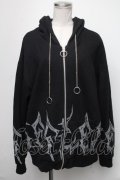 REFLEM / プリントパーカー  黒 S-25-01-22-1080-PU-TO-HR-ZS