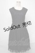 axes femme / 花柄レースワンピース  黒 S-25-01-22-1083-AX-OP-HR-ZS
