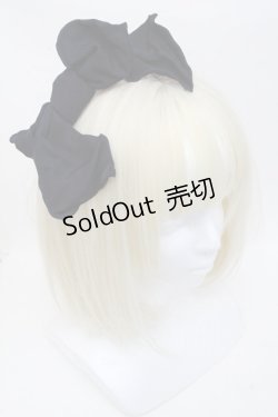 画像1: Jane Marple / リボンカチューシャ  紺 S-25-01-22-1011-JM-AC-HR-ZT168-F004