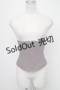 abilletage / レジメンタルストライプコルセット 4 赤ｘ紺 S-25-01-22-1024-GO-ZA-HR-ZS