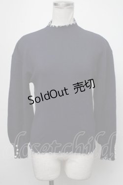 画像1: axes femme / タートルネックニット  ブルー S-25-01-22-1053-AX-TO-HR-ZT306