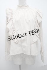 LOLITAその他(お買取対象外) / フリル立ち襟トップス  ベージュ S-25-01-22-027-LO-BL-HR-ZS