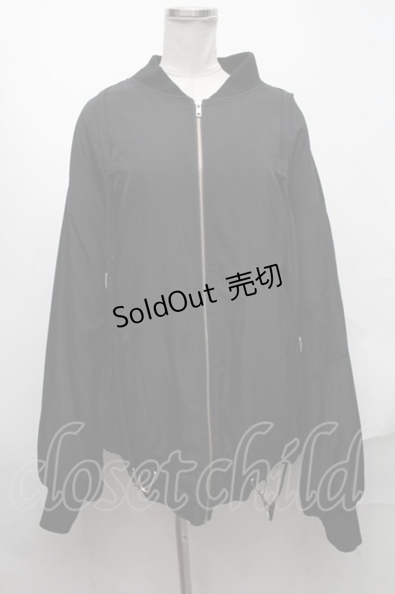 画像1: 【SALE】Jamie エーエヌケー / ハーネスBigブルゾン  黒 S-25-01-22-039-LO-CO-HR-ZTC024 (1)
