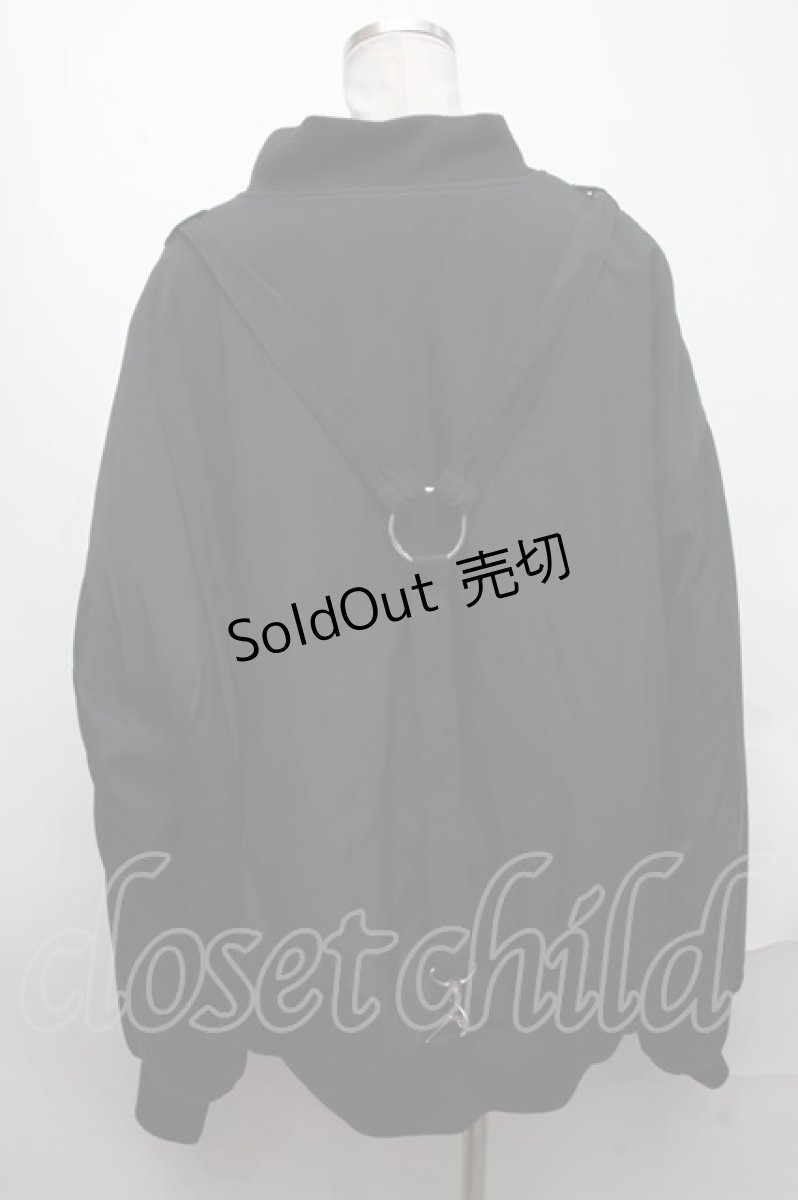 画像2: 【SALE】Jamie エーエヌケー / ハーネスBigブルゾン  黒 S-25-01-22-039-LO-CO-HR-ZTC024 (2)