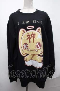 画像1: NieR Clothing / 神様Nierちゃんスウェット  黒 S-25-01-22-042-PU-TO-AS-ZY