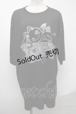 画像1: NieR Clothing / プリントTシャツ  黒 S-25-01-22-046-PU-TO-AS-ZS