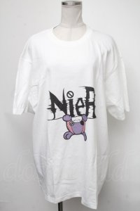 NieR Clothing / ちゃむちゃむTシャツ  白 S-25-01-23-019-PU-TO-AS-ZY
