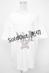 NieR Clothing / ちゃむちゃむTシャツ  白 S-25-01-23-023-PU-TO-AS-ZI