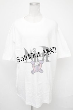 画像1: NieR Clothing / ちゃむちゃむTシャツ  白 S-25-01-23-023-PU-TO-AS-ZI