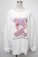 画像1: NieR Clothing / ちゃむちゃむスウェット  白 S-25-01-23-024-PU-BL-AS-ZY (1)