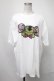 画像1: NieR Clothing / プリントTシャツ  白 S-25-01-23-029-PU-TO-AS-ZI (1)