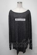 NieR Clothing / ロゴトレーナー  黒 S-25-01-23-038-PU-TO-HR-ZT311