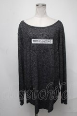 NieR Clothing / ロゴトレーナー  黒 S-25-01-23-038-PU-TO-HR-ZT311