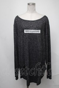 NieR Clothing / ロゴトレーナー  黒 S-25-01-23-038-PU-TO-HR-ZT311
