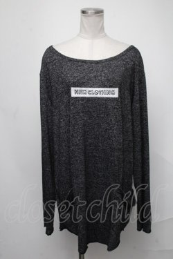 画像1: NieR Clothing / ロゴトレーナー  黒 S-25-01-23-038-PU-TO-HR-ZT311