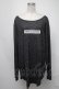 画像1: NieR Clothing / ロゴトレーナー  黒 S-25-01-23-038-PU-TO-HR-ZT311 (1)