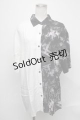 NieR Clothing / プリントシャツ  黒 S-25-01-23-042-PU-TO-AS-ZS