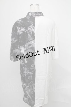 画像2: NieR Clothing / プリントシャツ  黒 S-25-01-23-042-PU-TO-AS-ZS