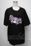 NieR Clothing / ちゃむちゃむ推しTシャツ  黒 S-25-01-23-048-PU-TO-AS-ZI