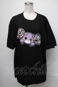 NieR Clothing / ちゃむちゃむ推しTシャツ  黒 S-25-01-23-048-PU-TO-AS-ZI