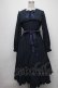 画像1: Maison de FLEUR / SnowWhiteワンピース  紺 S-25-01-25-052-LO-OP-HR-ZT438 (1)