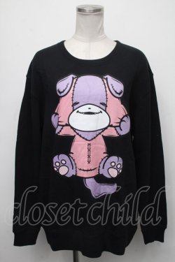 画像1: NieR Clothing / プリントトレーナー  黒 S-25-01-25-017-PU-TO-HR-ZT311