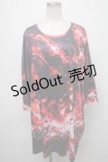 NieR Clothing / 転写総柄カットソー   S-25-01-25-028-PU-TO-AS-ZS