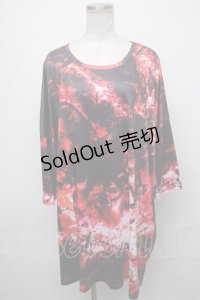NieR Clothing / 転写総柄カットソー   S-25-01-25-028-PU-TO-AS-ZS