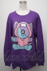 NieR Clothing / ONEくんスウェット  紫 S-25-01-25-030-PU-TO-AS-ZT307