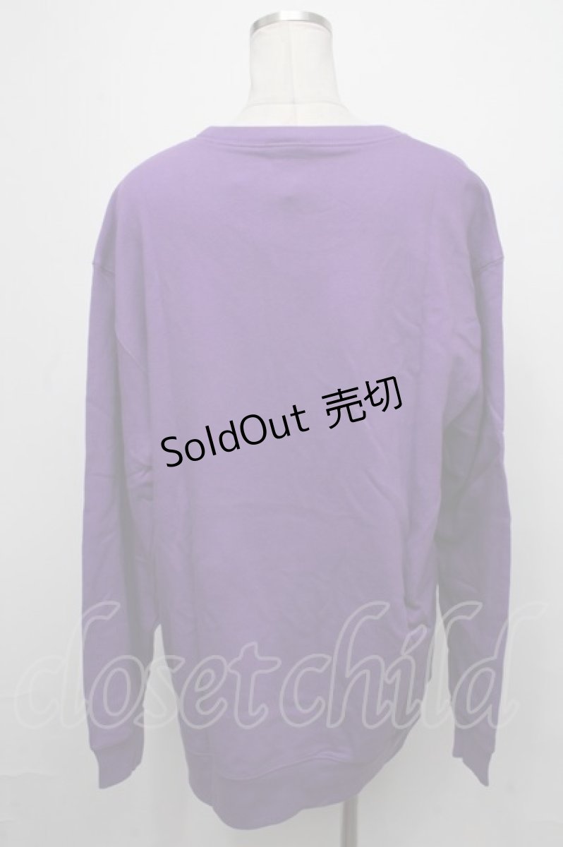 画像2: 【SALE】NieR CLOTHING / ONEくんスウェット  紫 S-25-01-25-030-PU-TO-AS-ZT307 (2)