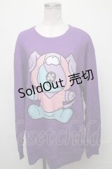 NieR Clothing / ONEくんスウェット  紫 S-25-01-25-031-PU-TO-AS-ZI