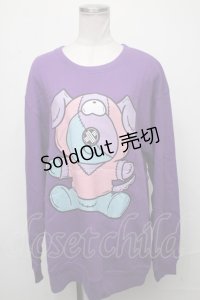 NieR Clothing / ONEくんスウェット  紫 S-25-01-25-031-PU-TO-AS-ZI