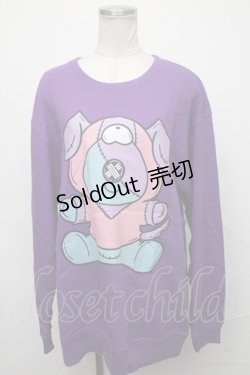 画像1: NieR Clothing / ONEくんスウェット  紫 S-25-01-25-031-PU-TO-AS-ZI
