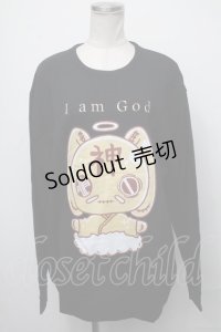 NieR Clothing / 神様Nierちゃんスウェット  黒 S-25-01-25-045-PU-TO-AS-ZT307