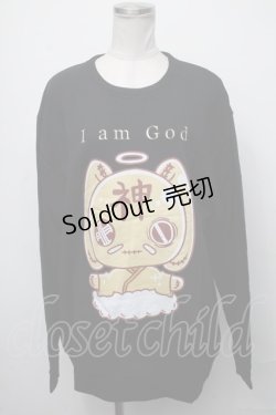 画像1: NieR Clothing / 神様Nierちゃんスウェット  黒 S-25-01-25-045-PU-TO-AS-ZT307