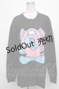 NieR Clothing / ONEくんTシャツ  黒 S-25-01-27-053-PU-TS-AS-ZY