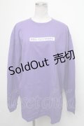 NieR Clothing / プリントTシャツ  紫 S-25-01-27-057-PU-TO-AS-ZS